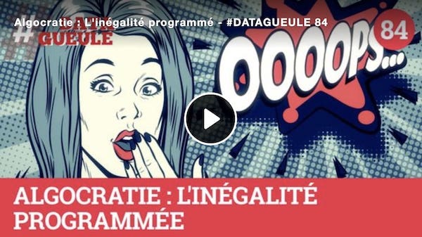Image de la vidéo DATAGUEULE #84 - Algocratie : L'inégalité programmée